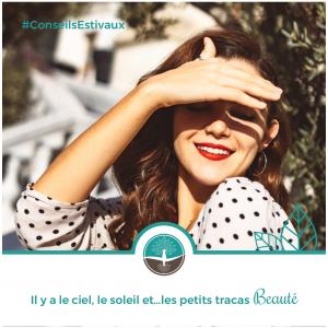 Article du mois d'août : Il y a le ciel, le soleil et…les petits tracas beauté.